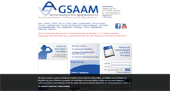 Desktop Screenshot of gsaam.de